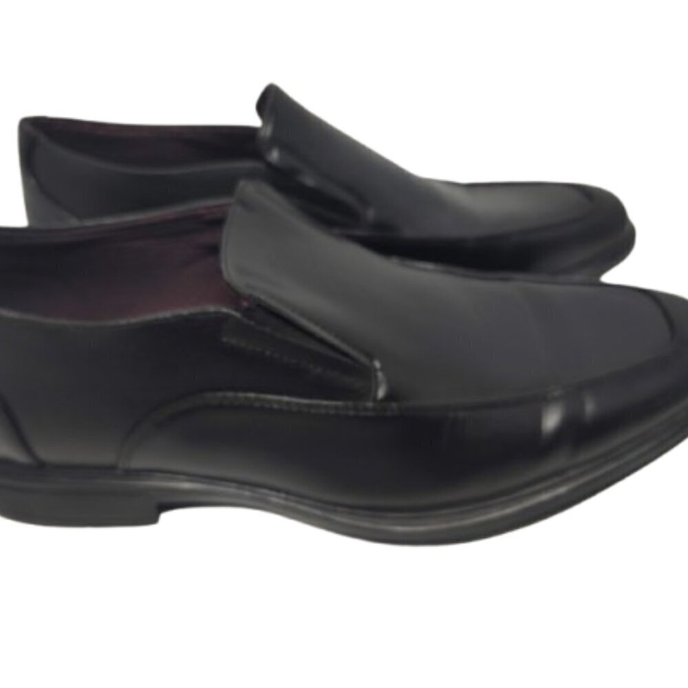 Perry Ellis Portfolio Memory Foam Men's Dress Shoe Black Size 9 - Picture 4 of 13